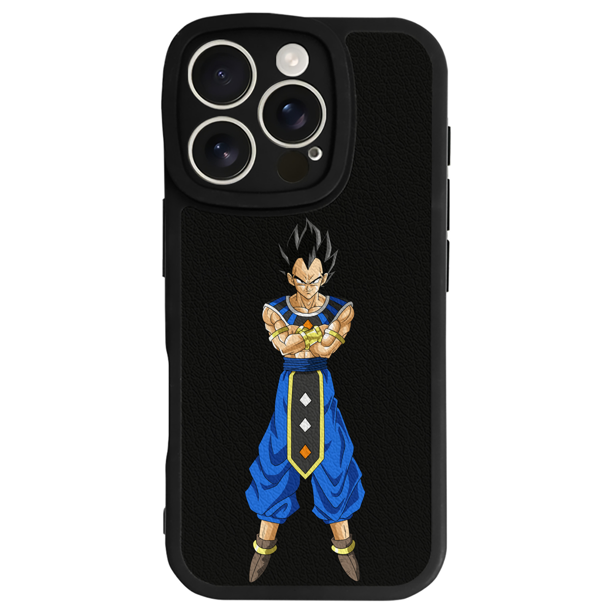 （画像用） ドラゴンボール ベジータ四世（Bejīta Yonsei）DRAGON BALL Vegeta IV 【iPhone 16シリーズ対応】シリコンスマホケース（レザー調） 材質：シリコン